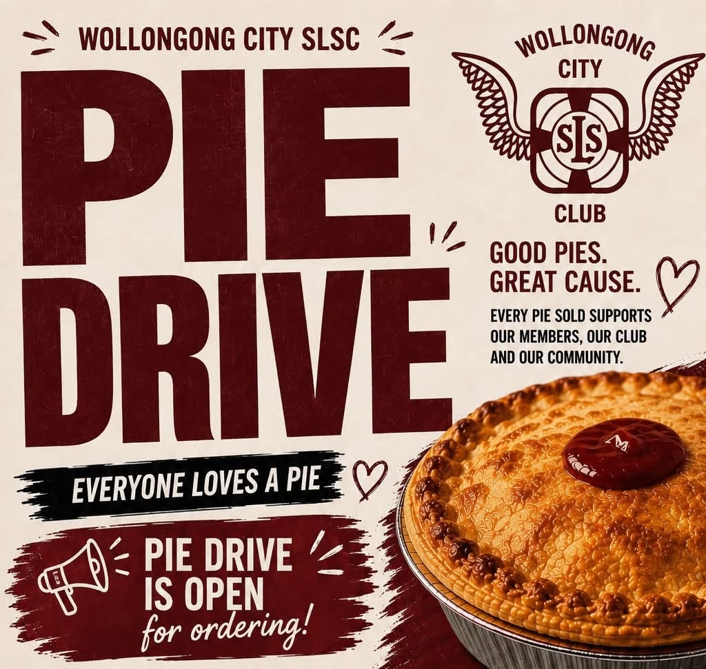 Wollongong City SLSC Pie Drive Fundraiser